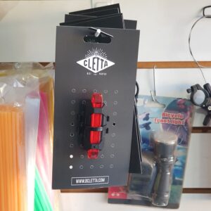 luz trasera de seguridad clettas led recargable para bicicleta